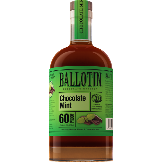 Ballotin Whiskey Chocolate Mint 60 750ML