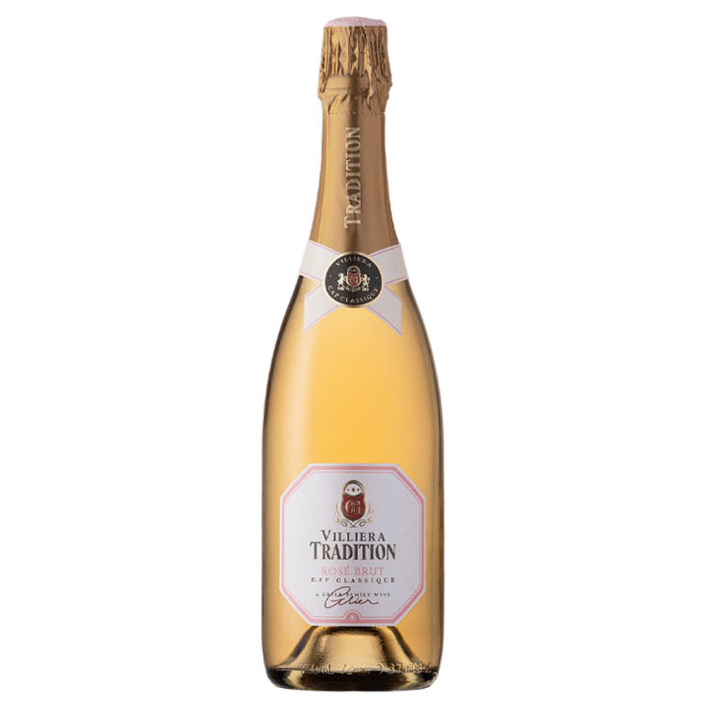 Villiera Brut Tradition Rosé Stellenbosch, Méthode Cap Classique 750ml
