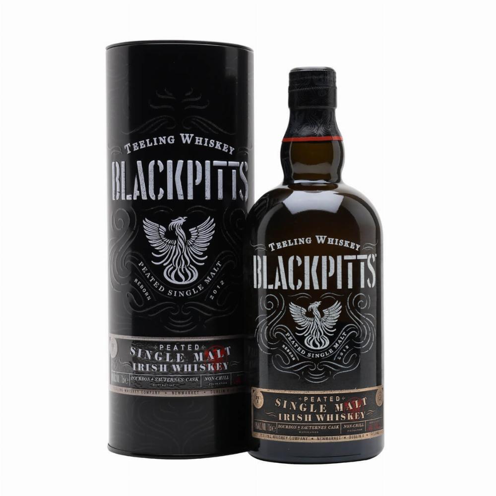 Teeling Whiskey BLACKPITTS Peated Single Malt Irish Whiskey 750ml